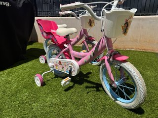 Bicicleta Princesas Disney con Ruedines