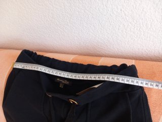 Massimo Dutti Pantalón Mujer Negro