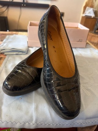 Zapatos Gabor Talla 9 (42/43) Negro Cocodrilo