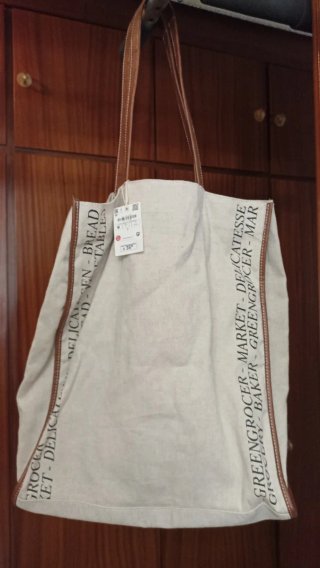 Bolso Zara Beige playero