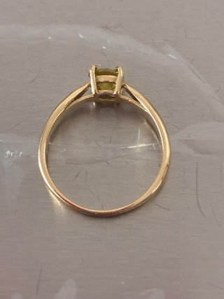 Anillo Oro 18k Diamante Amarillo 0.80 Ct