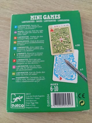 Juego Mini Games Djeco Laberintos