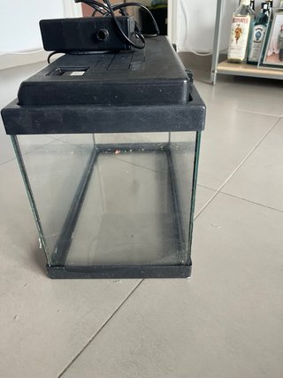 Acuario pecera para peces con filtro