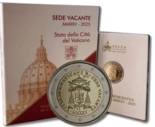 2 euros Vaticano 2025 Sede Vacante BU - PREVENTA