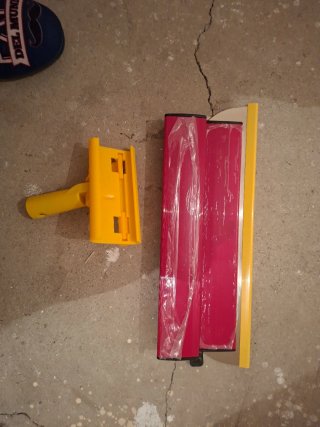 Espátula 40cm con soporte para palo