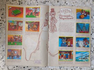 Álbum de cromos Willy Fog Danone