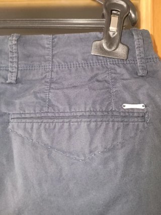 Bermuda Massimo Dutti Azul Marino
