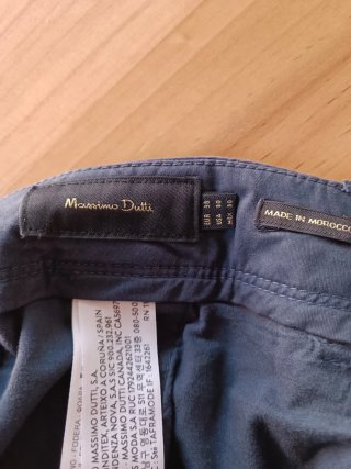 Bermuda Massimo Dutti Azul Marino