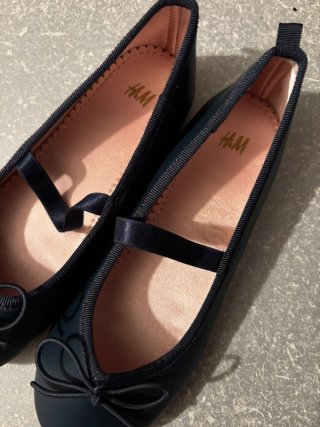 Ballerine H&M bambina blu t. 31