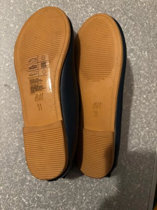 Ballerine H&M bambina blu t. 31