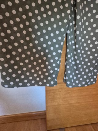 Mono verano lunares verde mujer talla XL