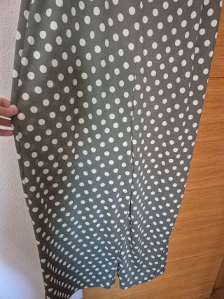 Mono verano lunares verde mujer talla XL