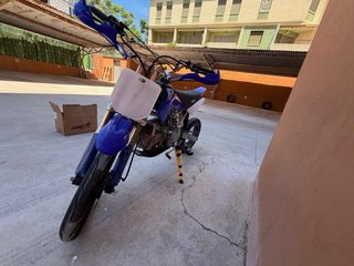 Pit Bike IMR 140cc Azul y Blanca