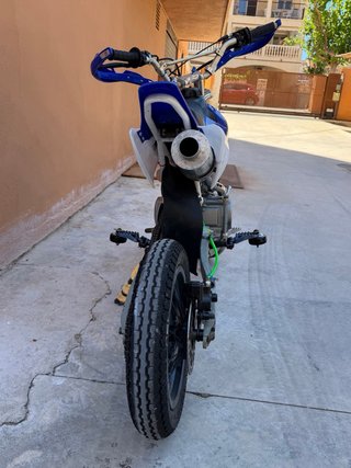 Pit Bike IMR 140cc Azul y Blanca