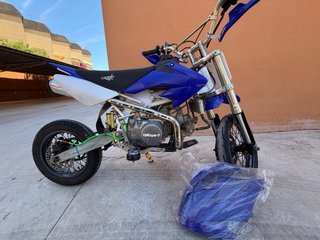 Pit Bike IMR 140cc Azul y Blanca