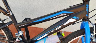 Bicicleta 24 Negra y Azul