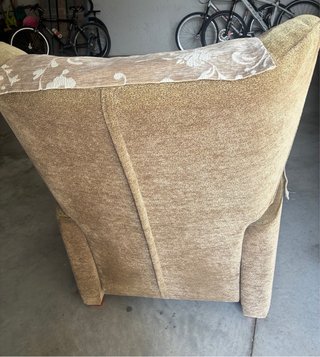 Sillón reclinable Fama beige/marrón