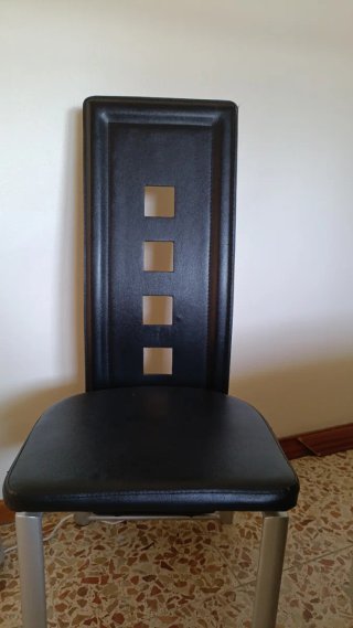 Sillas de comedor negras