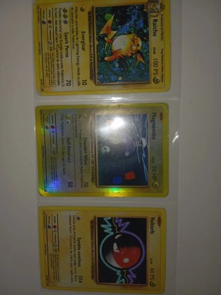 Lote Cartas Pokémon antiguas