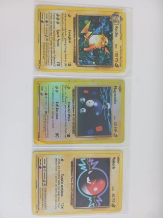 Lote Cartas Pokémon antiguas