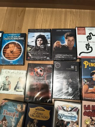 Lote Películas Blu-ray, DVD y VHS