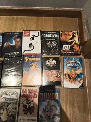Lote Películas Blu-ray, DVD y VHS