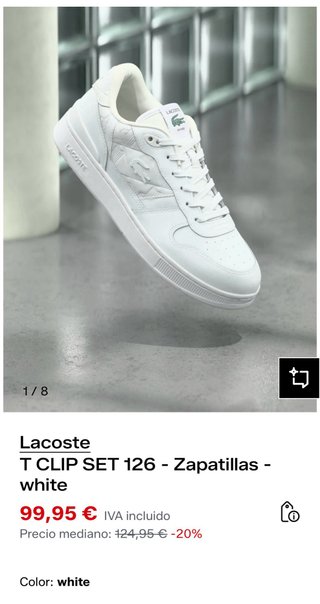 Lacoste T CLIP SET 126 Talla 44