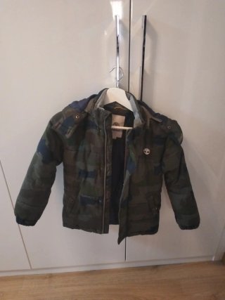 Abrigo niño Timberland camuflaje