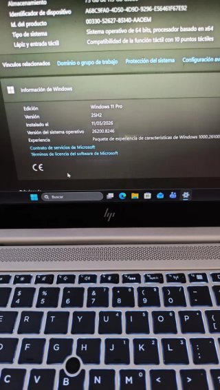 Portátil HP Elitebook 840 G6 i7 Táctil 8 Gen.