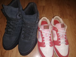 Lote de zapatillas Nike y Adidas.