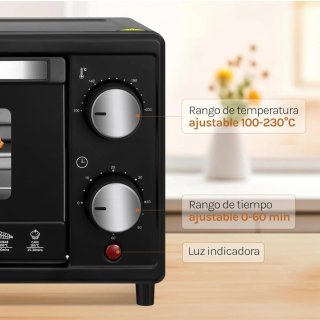 Mini Horno Eléctrico WOLTU 10L 800W NUEVO