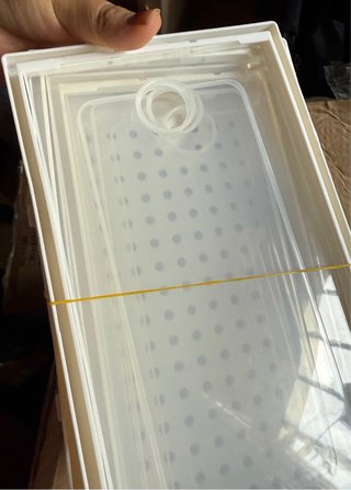 12 U. Zapateros de plástico blancos