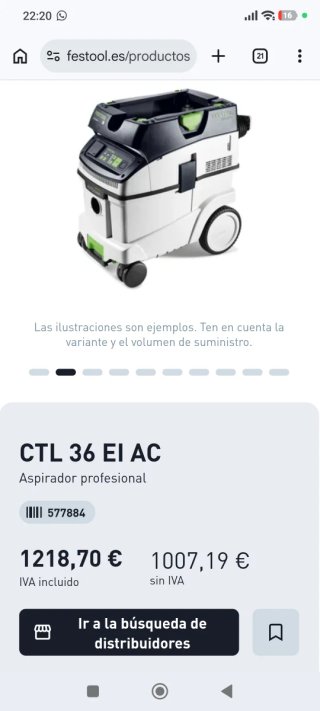 Aspirador industrial Festool