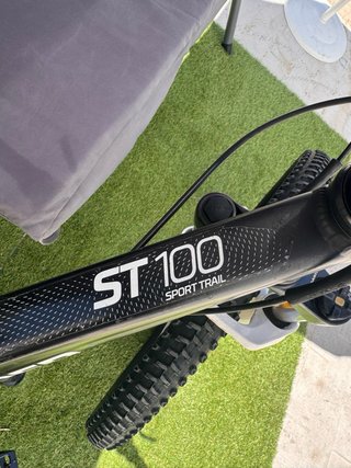 Bicicleta de Montaña Rockrider Negra para adultos