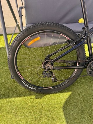 Bicicleta de Montaña Rockrider Negra para adultos