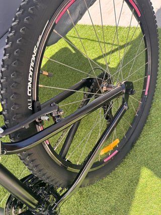 Bicicleta de Montaña Rockrider Negra para adultos