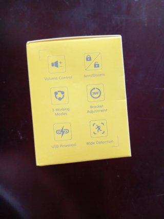 Alarma PIR Detector Movimiento 120dB
