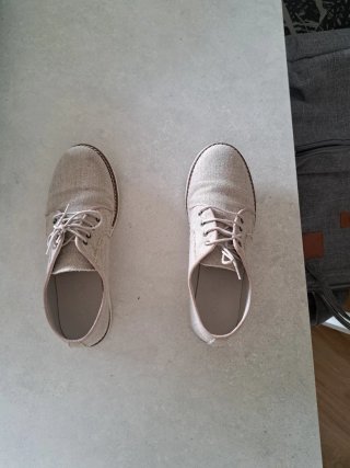 Zapatos vestir beige talla 36