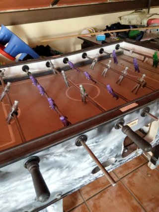 Futbolín de mesa