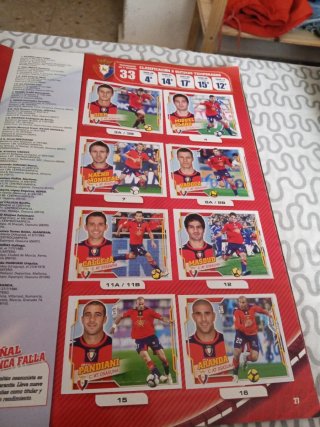 Colección Cromos Liga BBVA 2010-2011