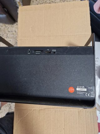 Altavoz Vintage Vista Negro