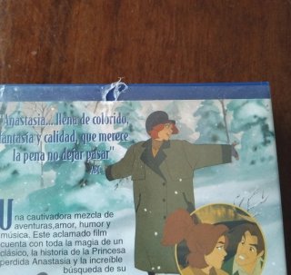 Película Anastasia VHS Español