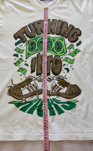 Camiseta Adidas Turning Into Rich Hombre Talla L