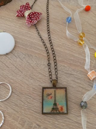 Lote bisutería: pulsera, collares, anillos