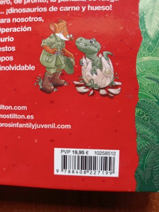 Libro Gerónimo Stilton Misión dinosaurios