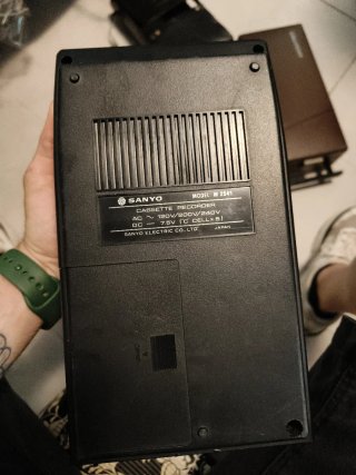Grabadora Cassette Sanyo Portátil