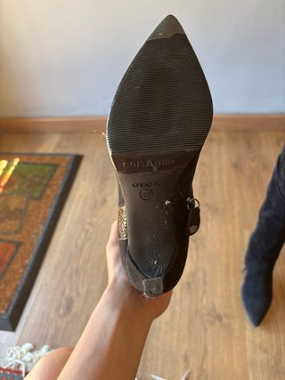 Botas altas Geox ante tacón negras