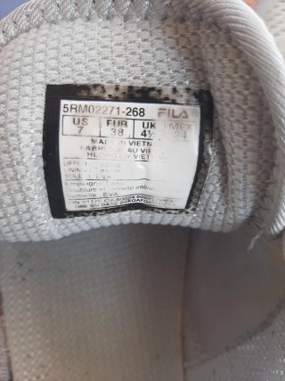 Zapatillas Fila Mujer Talla 38 Gris