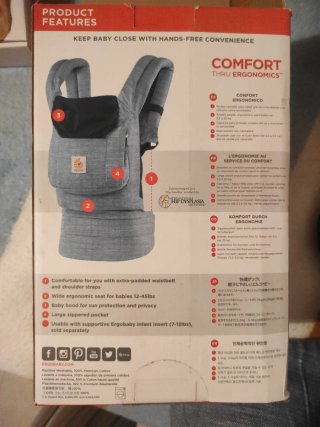 Mochila Portabebés Ergobaby Original Gris