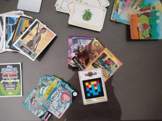 Lote cartas Star Wars y otras